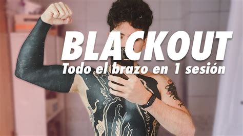 black out brazo|cubriendo brazo completo.